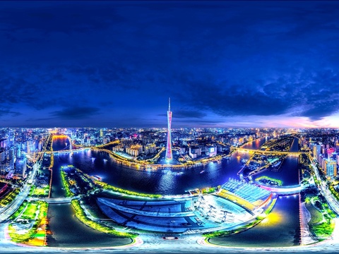  高清城市夜景HDR贴图 