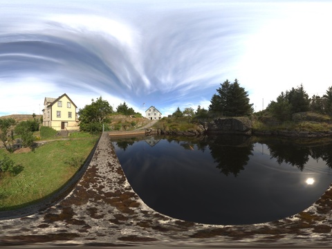  城镇户外蓝天白云_外景图贴图2 