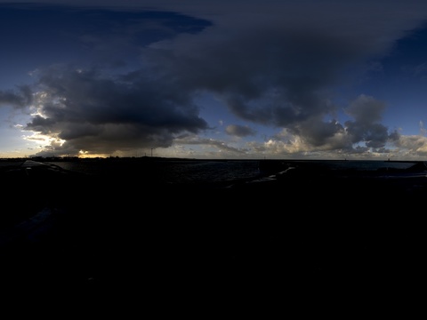  黄昏 昏暗天空 HDR 