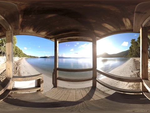  户外 海边风景HDR 