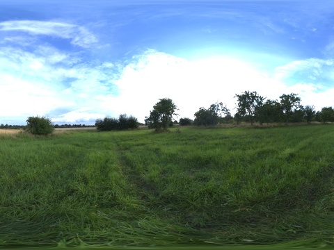  白天窗外风景户外hdr 