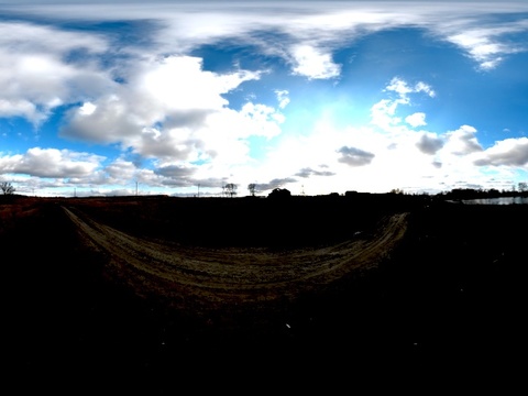  乡村风景白天hdr 