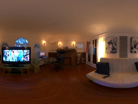  北欧室内客厅全景贴图 