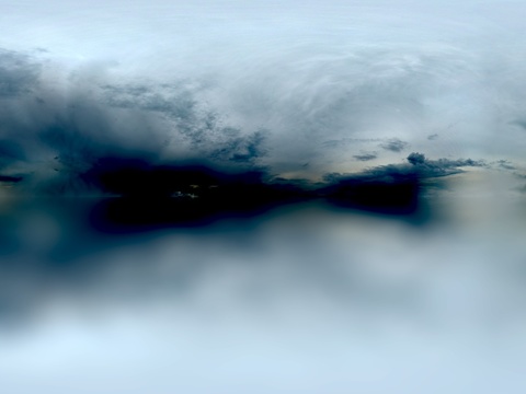 8k高清无缝户外阴天天空多云厚云阴雨天HDR全景贴图