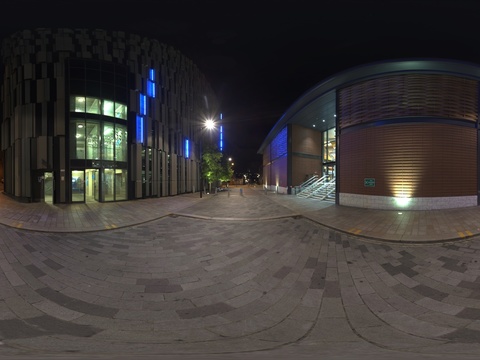 晚上 街道 城市 建筑物HDR