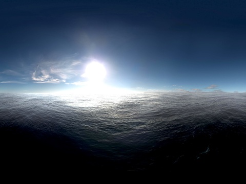  天空 海平面 海面HDR 