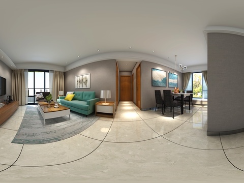 现代 公寓 环境HDR