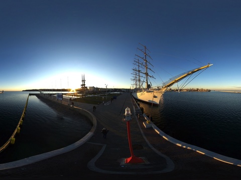 港湾 码头 海港 海边HDR