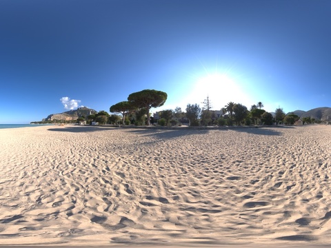  户外天空海边大海自然风景 