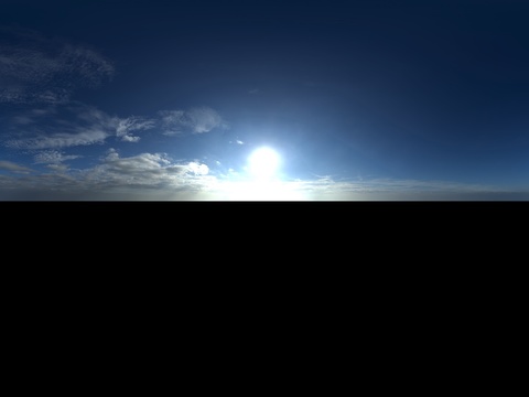 天空日出日落黎明黄昏蓝天白云HDR