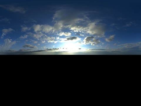 天空日出日落黎明黄昏蓝天白云HDR