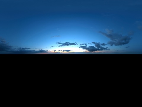 天空日出日落黎明黄昏蓝天白云HDR