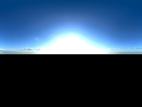 天空日出日落黎明黄昏蓝天白云HDR