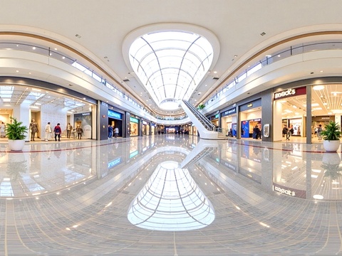  现代室内商场HDR全景 