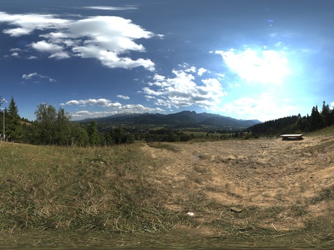 现代户外白天景观_山景