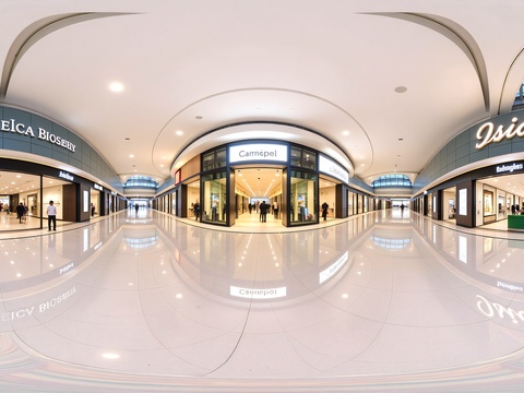  现代室内_商场_商场店铺_商场购物中心_商场中庭 