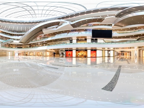  现代城市商场店铺空间 