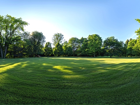现代户外天空全景