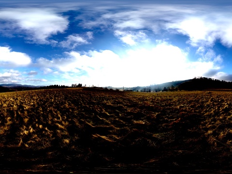 农村 农场天空HDR