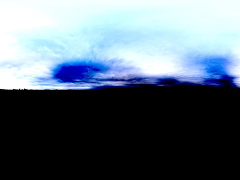 户外天空草地HDR