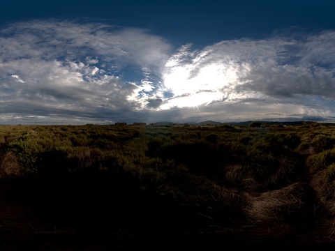 天空日出日落黎明黄昏蓝天白云HDR