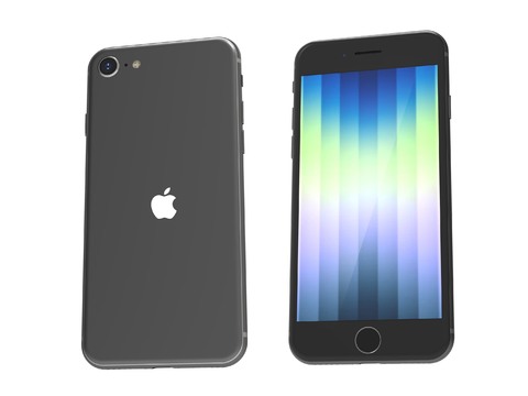  苹果手机 智能手机3d模型 