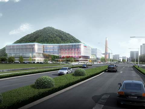  城市道路 公路景观psd 