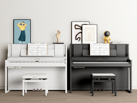  TERENCE 钢琴 电子钢琴3d模型 