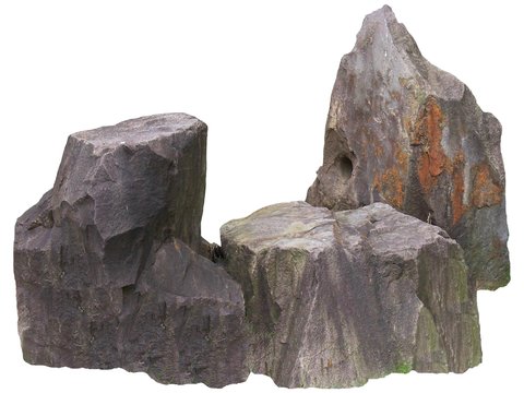  庭石 景观石 岩石psd 