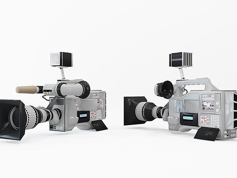  现代摄像机3d模型 