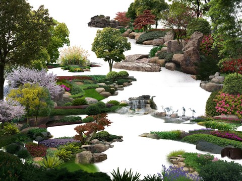  绿植植物 灌木丛psd 