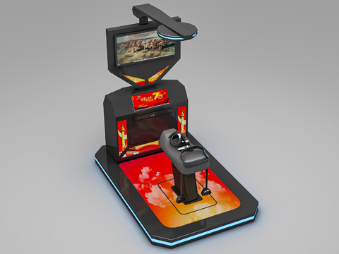  VR体验设备3d模型 