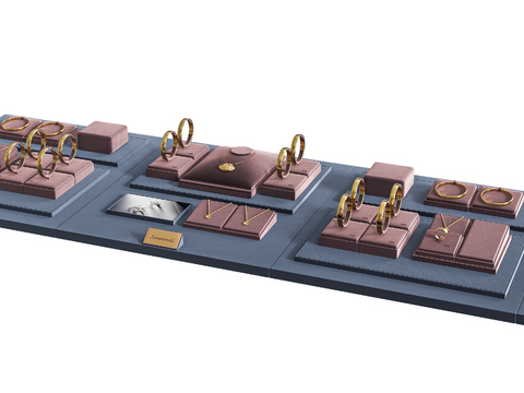  珠宝首饰 金银 首饰 戒指 手镯3d模型 