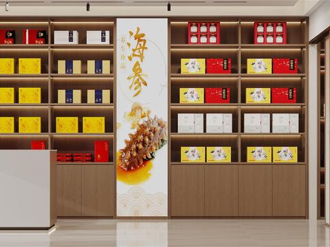  烟酒行 品茶区3d模型 