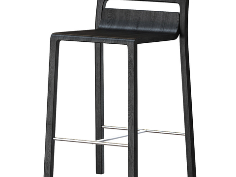  Minotti 吧椅 吧凳3d模型 