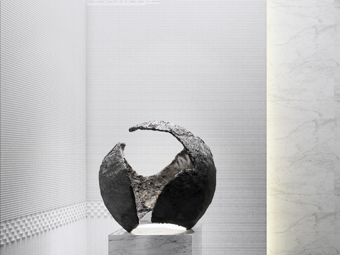  现代雕塑艺术品摆件3d模型 