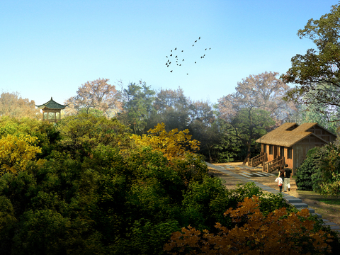  山体自然景观psd 