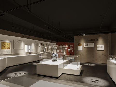  茶叶博物馆3d模型 