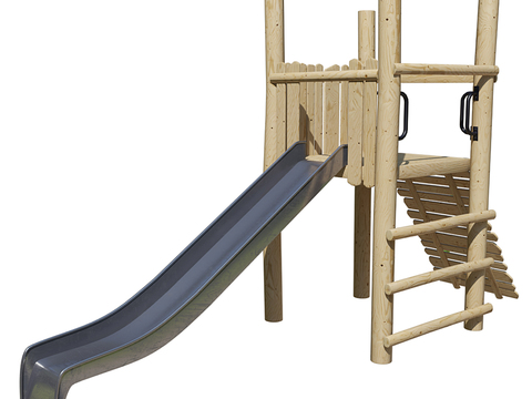  游乐设备 滑梯3d模型 