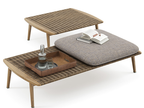  MINOTTI 凳子3d模型 