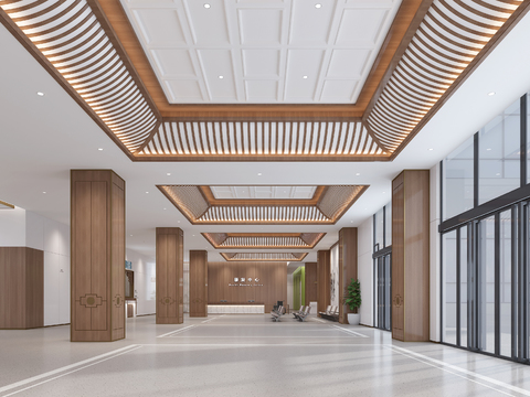  医院 康复中心3d模型 