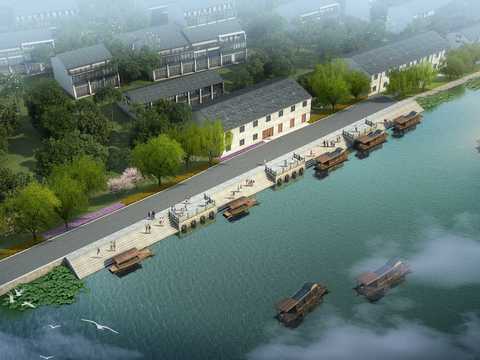  滨海公园 栈道psd 