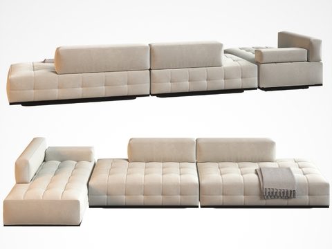  Poliform 转角沙发 模块沙发3d模型 