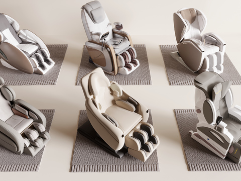  按摩椅 按摩沙发3d模型 