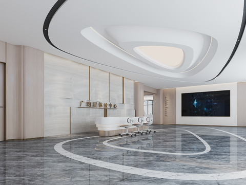  医院 体检中心3d模型 