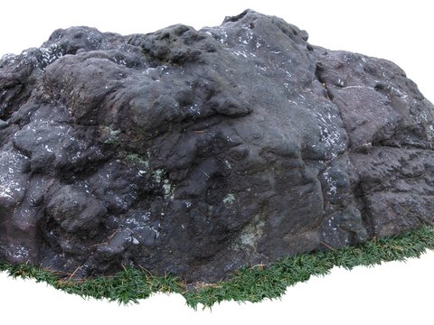  庭石 景观石 岩石psd 