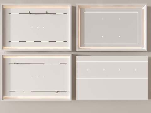 天花吊顶3d模型