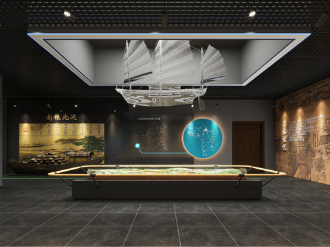  现代历史博物馆3d模型 