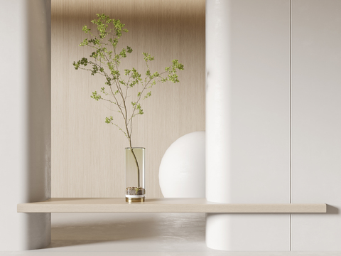  水培绿植盆栽3d模型 