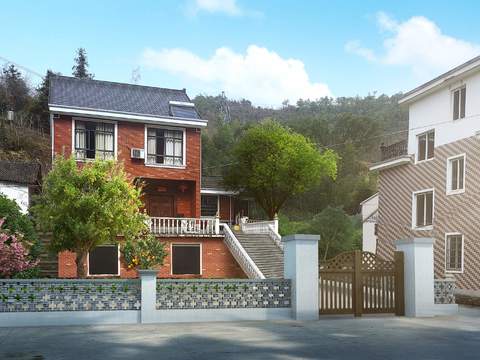  农民房 自建房psd 